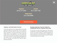 Tablet Screenshot of knockemoutpest.com